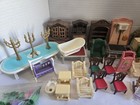 Vintage Playmobil Victorian Mansion Dollhouse Furniture   Figure Parts Lot