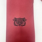 The Academy Of Magical Arts Magic Castle Handmade Red Tie W  Owl Design