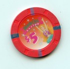 5 00 Chip From The Treasure Chest Casino Kenner Louisiana H c 4 Blue