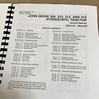 Service Manual For John Deere 300 312 314 316 Tractor Repair Shop Technical