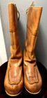 Vtg  Lapikas Scandinavian Beak Boots Leather Handmade Size 7 5 Women   5 5 Men