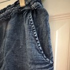 Anthropologie Blue Acid Washed Shorts Size Xl