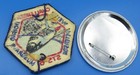 Nasa Patch   Button Pair Vtg Sts-6 Space Shuttle Challenger  i Saw It Land 