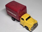 Vintage Tin Litho Friction Express Delivery Box Truck Made In Japan
