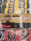4  20  Wilson Nfl Flag Football Belt 5 Pack Red Black Kids Wtf9871 Sports Game 