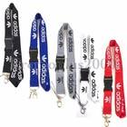  Adidas Lanyard N-blue Badge Id Running Cell Holder Detachable Keychain 