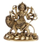 Maa Durga Statue Brass Mata Sherawali Hindu Deities Idol Navratri Puja 9 Inch
