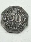 Original Ww1 German Germany Stadt Neuenb  rg 50 Pfennig 1918 Coin Medal