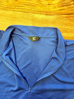 Canari Men s Short Sleeve Cycling Jersey Blue Quick-dry Pockets Size Large