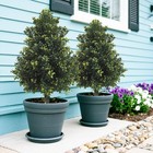 55 Cm Faux Tower Spike Artificial Evergreen For Yard Patio Outdoor Ornament