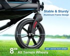 Senior Walker Lightweight Rollator Walker With Seat Wheels Brakes   Storage Bag