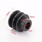 20mm Bore Double Groove V-belt Pulley For 168f 170f 7hp Gas Engine Gx200 Gx160