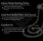 Solid Sterling Silver Adjustable Rope Chain Necklace 925 Silver Chain Unisex