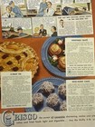 Crisco Shortening Cooking Oil Print Ad 1936 Vintage Food Recipe Dessert