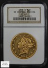1855 S Ss Central America Shipwreck  20 Liberty Head Gold Double Eagle Ngc Ms 61