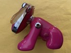 Hasbro Sega 2005 Hot Pink Dog  Speaker Music Dog Tested Working