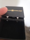 1 5 Tcw Natural Diamond Stud Earrings 14k White Gold Original Purchase  1 700