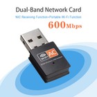Dbit 600mbps 2 4 5ghz Dual Band Usb Adapter Wifi Wireless Network Card 802 11ac