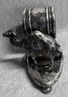 Vintage Rogers Smith   Co  Meriden Camel Silver Plate Napkin Holder  269