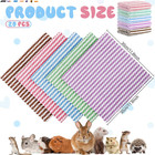 20pcs Guinea Pig Fleece Bedding Blankets Bulk Washable Small Animal Fleece Cage 