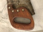 Vintage Antique Atkins Perfection Silver Wood Saw 26  Blade 5 Tpi Wooden Handle
