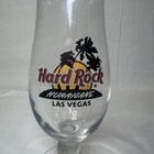 Hard Rock Cafe Las Vegas Nv Hurricane Glass 10  Tall Excellent Condition Rare