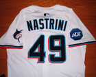 Miami Marlins Nick Nastrini  25 Game Issued Un Worn Jersey White Sox Ucla Bruins