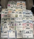  lot Of 450  Variety Of Stock Certificates  90 Different Certs 5 Each  Wow 