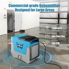 Argendon Xstorm Max 180 Pints Dehumidifier With Pump   Drain Hose 5y Warranty
