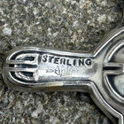 Antique Webster Co  Sterling Silver Art Deco Sewing Thread Silk Winder Tool Rare