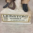 Vtg Rare 1969 Cowboy Lionstone Whiskey Decanter 1969 Kentucky Porcelain