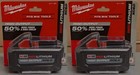 2 Pack New 18v Milwaukee 48-11-1865 6 0 Ah Batteries M18 High Output Battery Usa