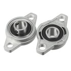 Kfl001 Self Aligning Pillow Block Flange Bearing Machine 12mm Zinc Alloy 4pcs