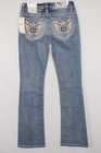 Miss Me Jeans Erica Wing Bootcut Jeans Americana Medium Blue Stretch M3080b74l