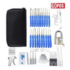 60x Key Repair Tool Transparent Training W grey Handle Easy Carry Iron Reliable