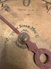 Vintage 15lb Hanging Penn Scale Mfg  Co Metal Grocery Store Market Scale Used