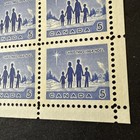 Canada 435pii W2b Wide   Narrow Bars Tagged Corner Block Set - 1964 Christmas