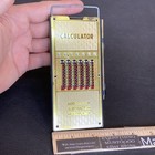 Vtg 1960s Magic Brain Pocket Manual Mechanical Calculator Hong Kong Works Great