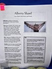Alberta Shawl Knitting Kit 100  W  4 Skeins The Unique Sheep Merino Yarn   Beads