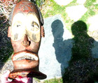 Old Magic Shaman Ancestor Communication Spirit Talker Guide Mask Oracle Buddha