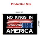 No Kings In America Flag 3x5ft For Outside Large Garden 3x5 Feet  Black-3 5ft 