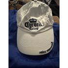 Corona Extra Beer Hat White Navy Blue Relax Responsibly Embroidered Baseball Cap