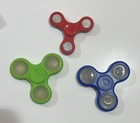 3 Hand Tri Fidget Spinner Ball Desk Toy Edc Adhd Stuffer Stocking Focus Spinners