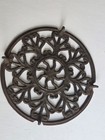 Early 20th Century  Cast Iron Gas Stove Top Burner Spider Single Grate  8 