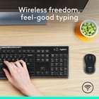 Logitech Mk270 Wireless Keyboard And Mouse Combo For 2 4 Ghz Wireless - Black