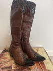 Old Gringo Rebeca Mayra Style Brown And Black 18  Tall Women   s Boots-size 7 1 2