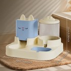 Automatic Pet Feeder Water Dispenser Cat Dog Food Bowl Gravity Feeding Station