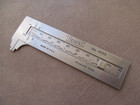 Sears 4025 Flat Pocket Vernier Caliper 0-4  And 0-95mm Metric Range Usa Stainles