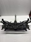 Antique Cast Iron Scale Counterbalance W  Brass Weights trays   complete 