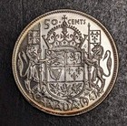1947 Canada Silver Half Dollar George Vi Straight 7 Unc